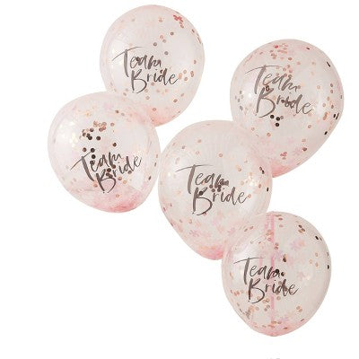 Team Bride'' Confetti Balloon