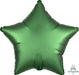 18 Inch Satin Luxe Emerald Star Balloon (Flat)