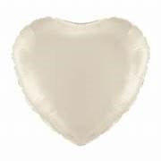 18'' Ivory Heart Foil