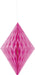 Hot Pink Diamond Honeycomb Decoration