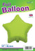 Lime Green Star 18 Inch