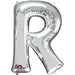 34'' Super Shape Foil Letter R - Silver (Anagram)
