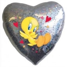 Tweety! Love Heart Balloon 18"
