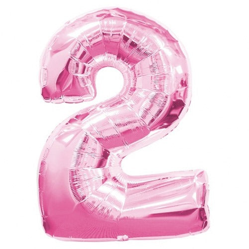 34'' Shape Foil Number 2 - Pink (Anagram)