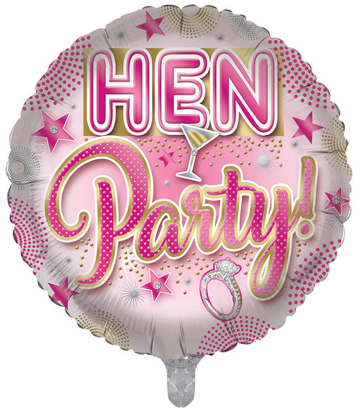 Pink Hen Party 18 Inch Foil Balloon