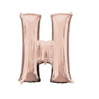 34'' Shape Foil Letter H - Rose Gold (Anagram)