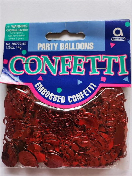 Red Party Balloons Confetti 14g