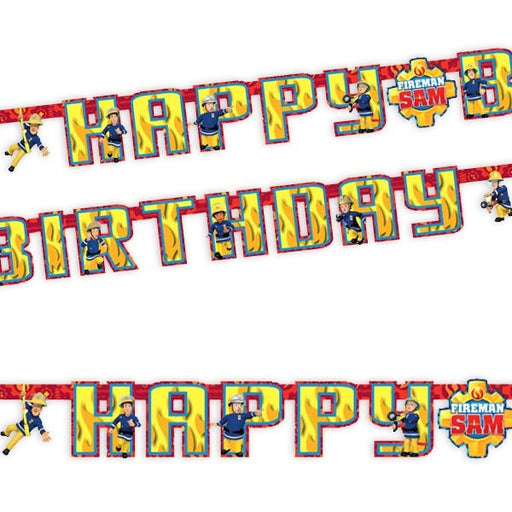 Fireman Sam Letter Banner 1.8Mtr