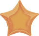 18'' Solid Star Orange Foil