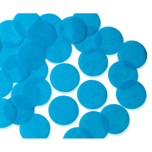 Turquoise Circular Paper Balloon Confetti 250G