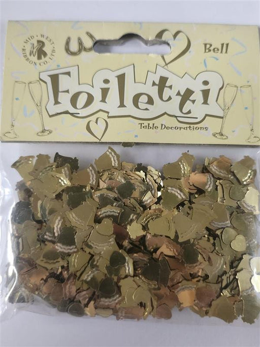 Foiletti Gold Bell Confetti 14g