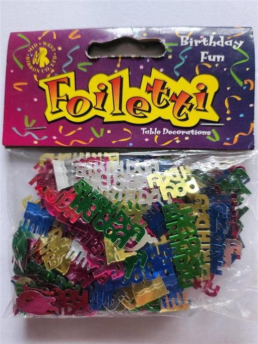 Foiletti Happy Birthday Fun Confetti 14g