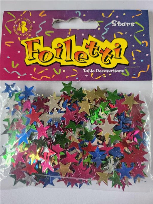 Foiletti Multi-Colour Star Confetti 14g