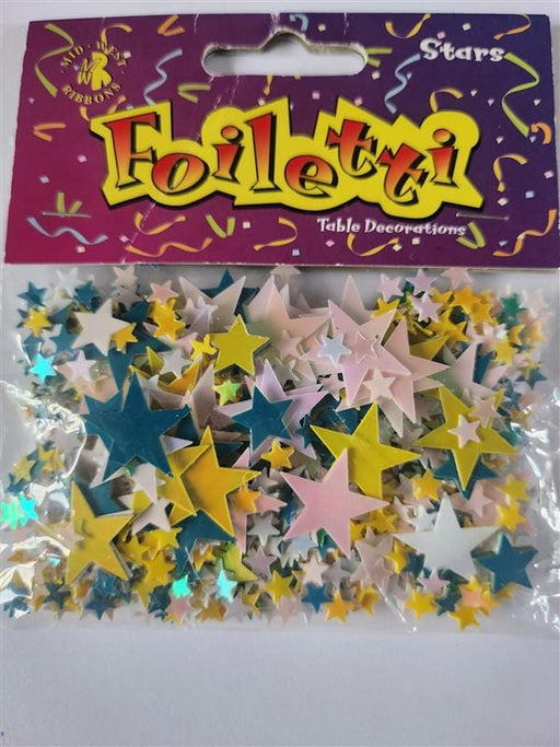 Foiletti Multi-Coloured Stars Confetti 14g