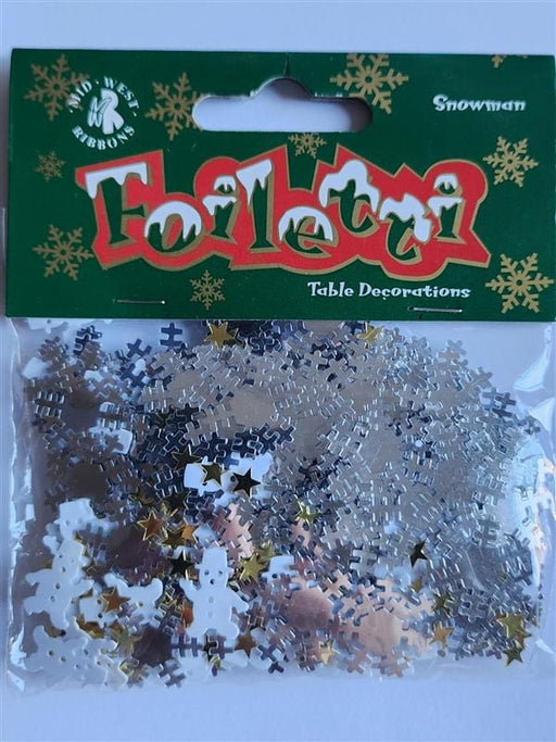 Foiletti Snowman Christmas Confetti 14g