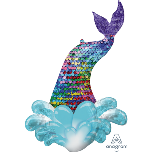 Mermaid Sequin Tail 27 x 39"