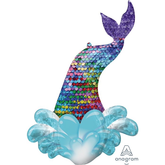 Mermaid Sequin Tail 27 x 39"