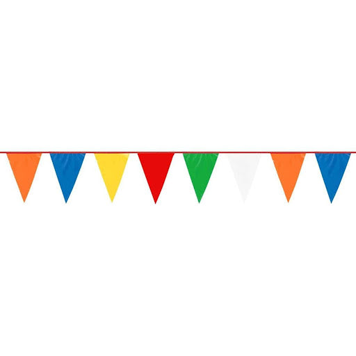 Multicoloured Outdoor Pennant Banner 36.5mtr