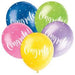 12'' Pearlised Latex Assorted Congratulations Balloons
