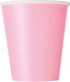 Soft Pink Paper Party Cups 14pk