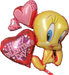 Tweety Bird Valentine's Day 92cm 2pk (Flat)