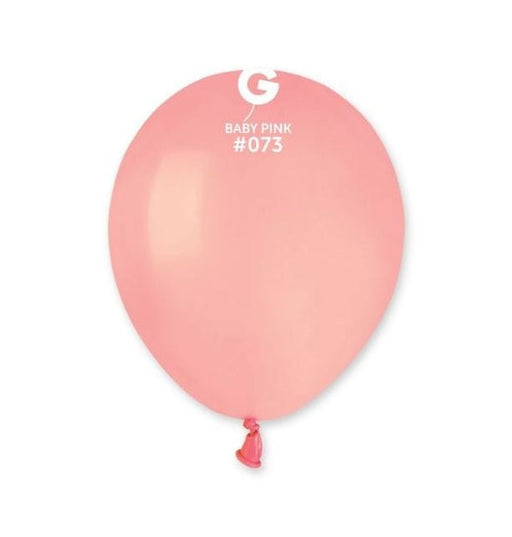 Gemar Latex Balloons 5 Inch (50pk) Macaron Baby Pink Balloons #073