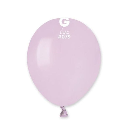Gemar Latex Balloons 5 Inch (50pk) Macaron Lilac Balloons #079