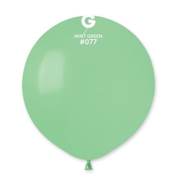 Gemar Latex Balloons 19 Inch (25pk) Macaron Mint Green Balloons #077