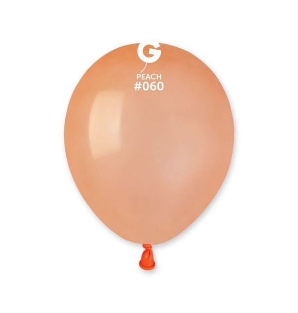 Gemar Latex Balloons 5 Inch (50pk) Macaron Peach Balloons #060