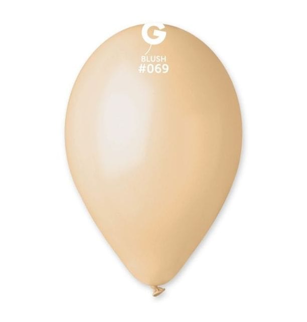 Gemar Latex Balloons 13 Inch (50pk) Natural Blush Balloons #069
