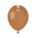 Gemar Latex Balloons 5 Inch (50pk) Natural Mocha Balloons #076