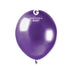 Gemar Latex Balloons 5 Inch (50pk) Shiny Purple Balloons #097