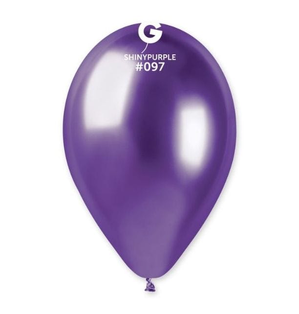 Gemar Latex Balloons 13 Inch (50pk) Shiny Purple Balloons #097