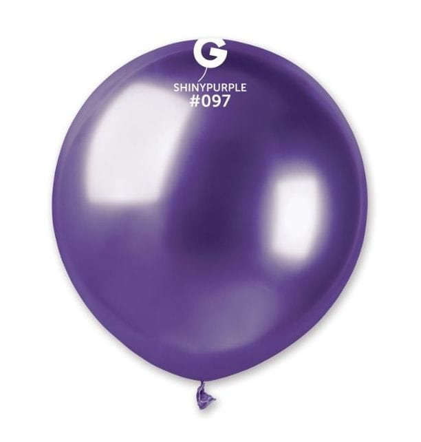 Gemar Latex Balloons 19 Inch (25pk) Shiny Purple Balloons #097