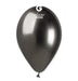 Gemar Latex Balloons 13 Inch (50pk) Shiny Space Grey Balloons #090
