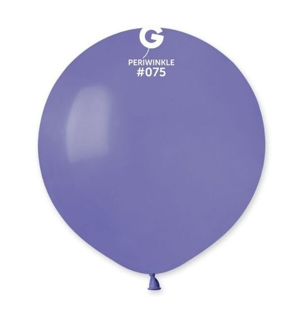 Gemar Latex Balloons 19 Inch (25pk) Standard Periwinkle Balloons #075