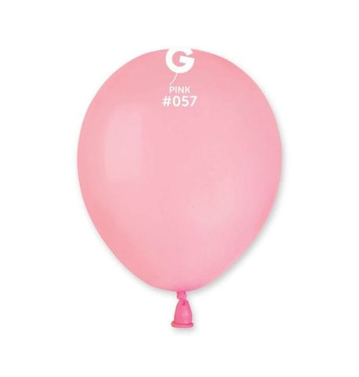 Gemar Latex Balloons 5 Inch (50pk) Standard Pink Balloons #057