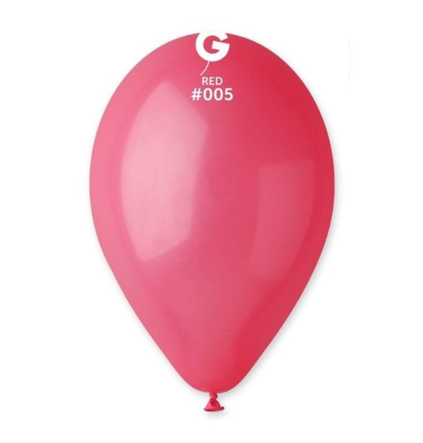Gemar Latex Balloons 13 Inch (50pk) Standard Red Balloons #005