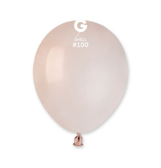 Gemar Latex Balloons 5 Inch (50pk) Standard Shell Balloons #100