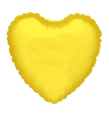 18'' Solid Yellow Heart 