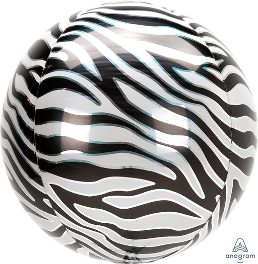 15" Zebra Print Orbz