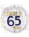 Grabo 18'' 65th Birthday Glitter Holo Balloon