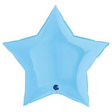 Light Blue Matte Star 36"