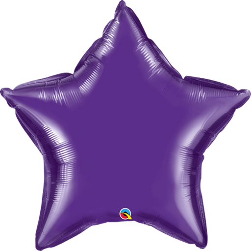 4 Inch Purple Star Foil (Flat)