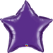 4 Inch Purple Star Foil (Flat)