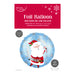 18" Santa Cute Foil Balloon