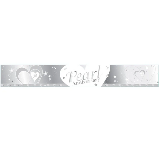 Pearl Anniversary Banner 9ft 