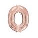 34'' Shape Foil Letter O - Rose Gold (Anagram)