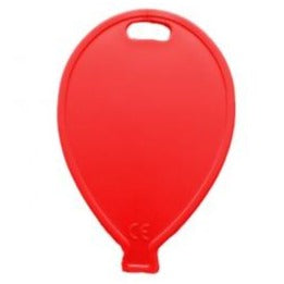 Red Balloon Shape Weight 100pk
