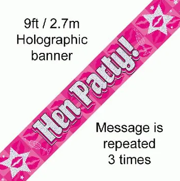 Hen Party Banner